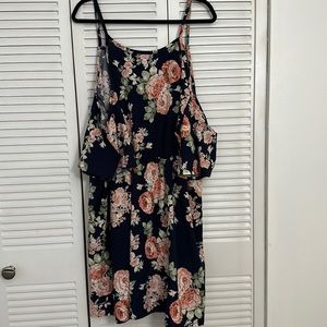 Cold shoulder summer dress